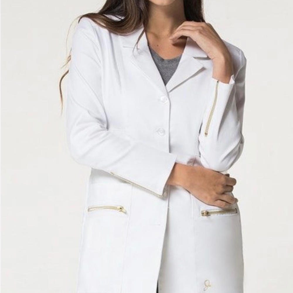 JAANUU White Lab Coat